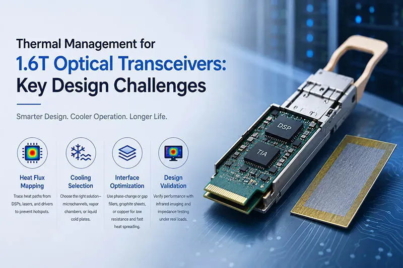 Thermal Management for 1.6T Optical Transceivers